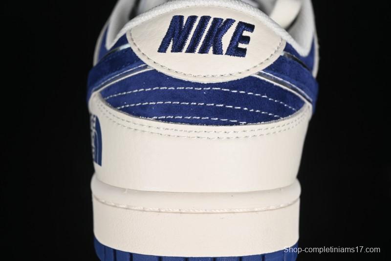 Nike SB Dunk Low The North Face Collaboration - Anniversary Edition Customized Low-Top Casual Skate Shoes - DQ10998-512