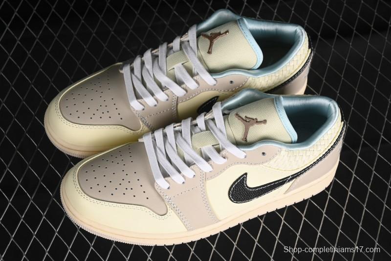 Nike Air Jordan 1 Low Retro Basketball Shoes with Classic Design - HQ3440-101