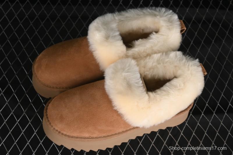 UGG Nita Platform Shearling Lined Winter Boots with Leather Upper - 1166733