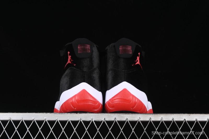 Nike Air Jordan 11 Retro "Bred Velvet" Basketball Shoes with Velvet Overlay - DB5457-061