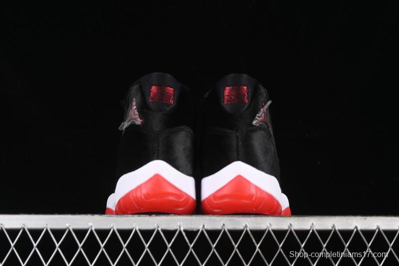 Nike Air Jordan 11 Retro Bred Velvet Basketball Shoes - DB5457-061