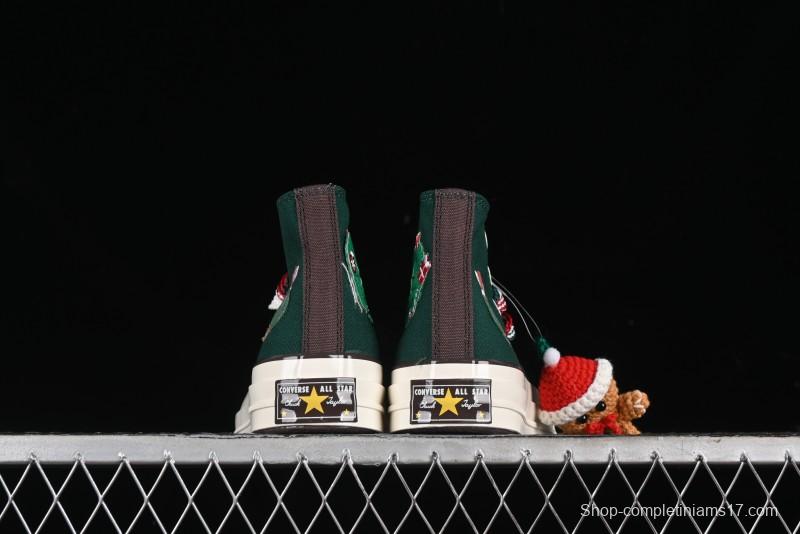 Converse 1970s Christmas Theme High Top Casual Sneakers for Winter - A12455C