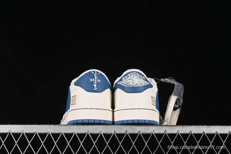 Nike Travis Scott x Fragment Design x Air Jordan 1 Low OG SP AJ1 Retro Casual Sneakers - CF3688-025