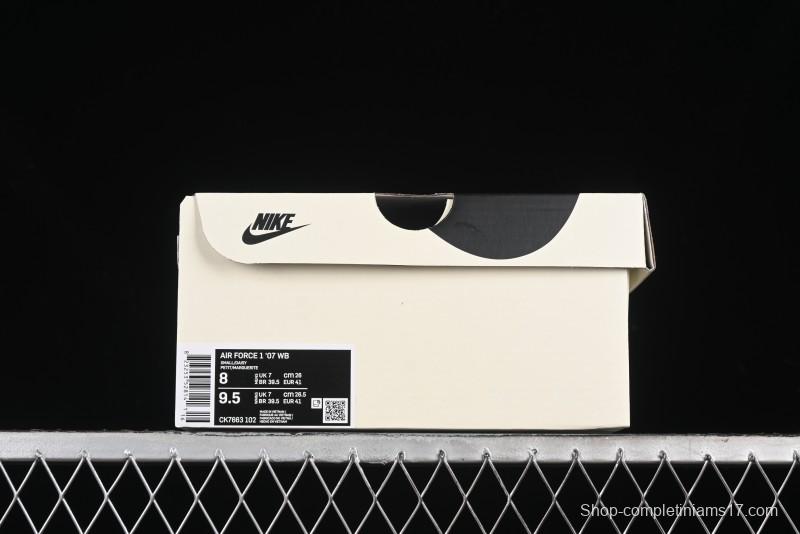 Nike Air Force 1 '07 Low Casual Sneakers with Full-Length Air Cushion - CK7663-102