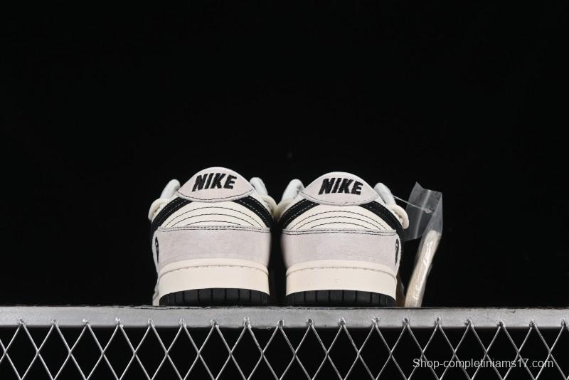 Nike SB Dunk Low BAPE Collaboration - Strap Black Hook Anniversary High-End Custom Low-Top Casual Skate Shoes SJ2068-299