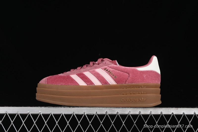 Adidas Originals Gazelle Bold IG4389 Low-Top Sneakers with Thick Sole for Slip Resistance and Durability