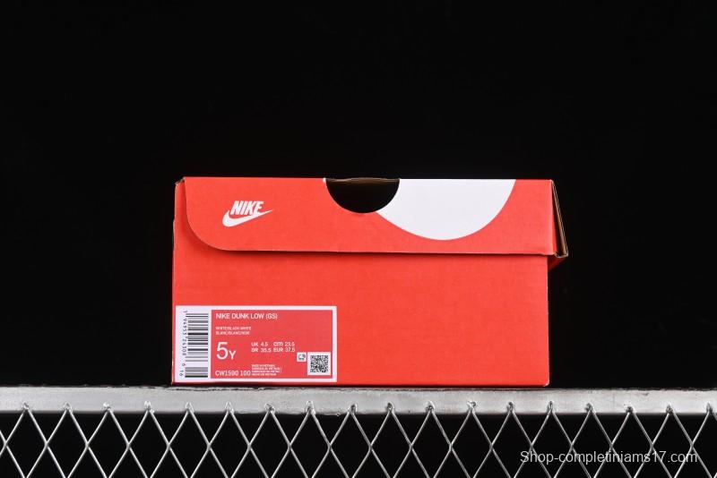 Nike SB Dunk Low Casual Skate Shoes in Black Pink - CW1590-100