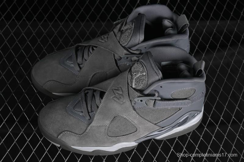 Nike Air Jordan 8 Retro "Cool Grey" Basketball Shoes - 305381-014