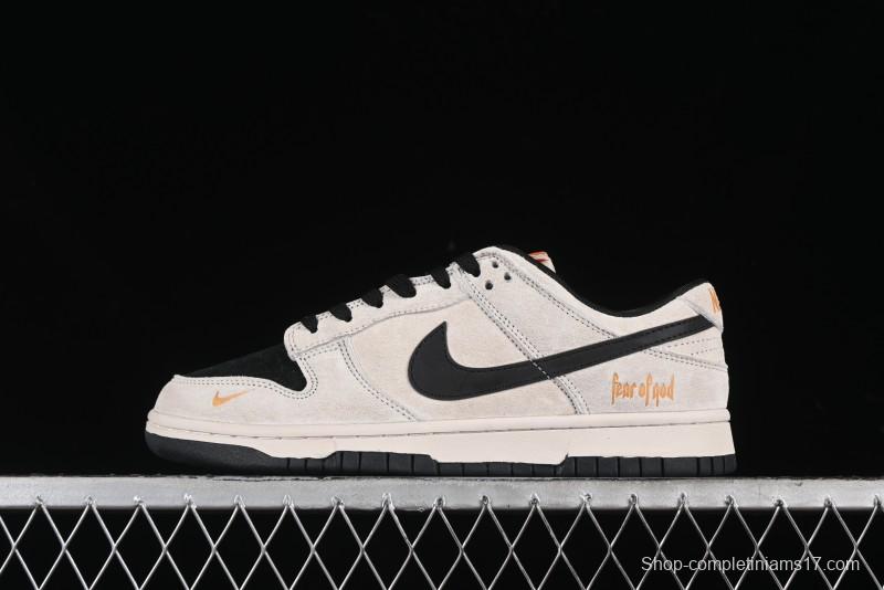 Nike SB Dunk Low FOG Collaboration - Anniversary High-End Custom Low-Top Casual Skate Shoes - KK1688-088