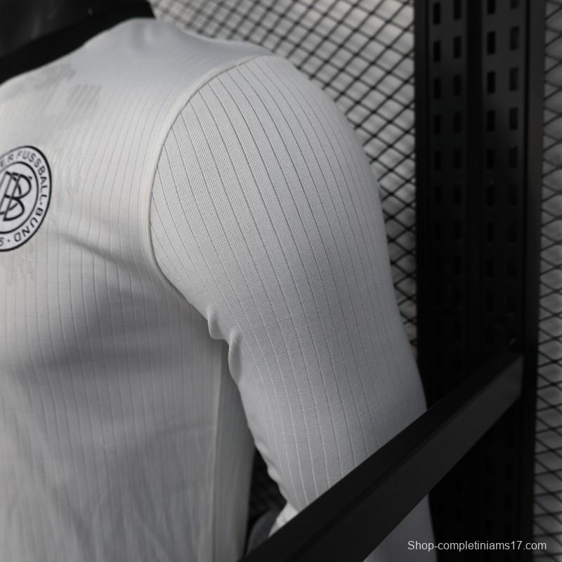 Player Version 2025 Germany Home Long Sleeve 125Th Anniversary Jersey