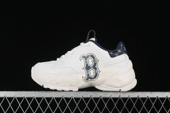 New York Yankees MLB Bigball Chunky Denim Monogram Platform Sneakers - 3ASHBDM4N43NYS