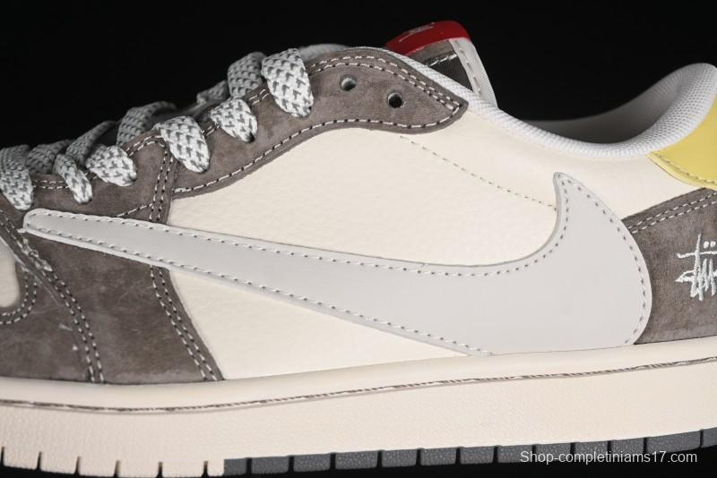 Nike Travis Scott x Fragment Design x Air Jordan 1 Low OG SP AJ1 - SJ2068-136
