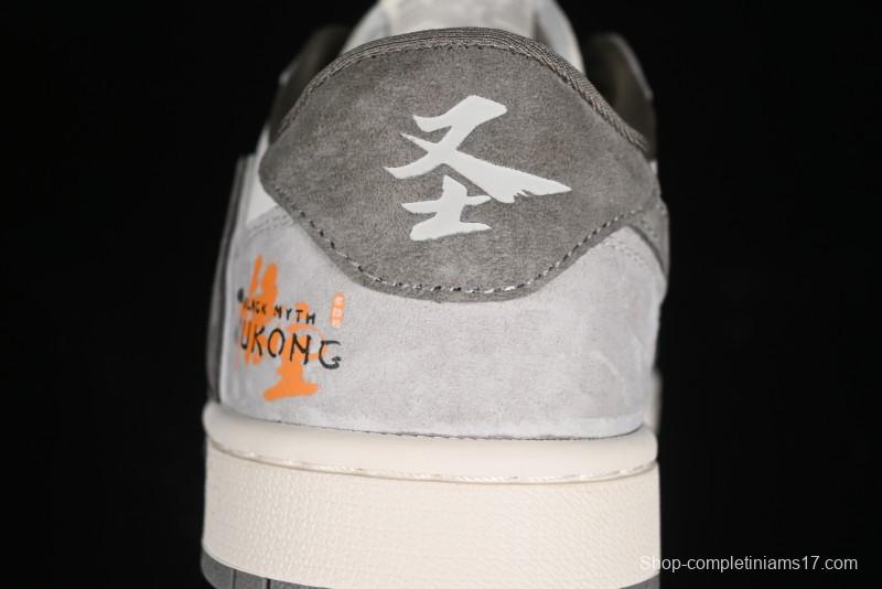 Nike Travis Scott x Fragment Design x Air Jordan 1 Low OG SP AJ1 Low-top Casual Sneakers - DM6688-610