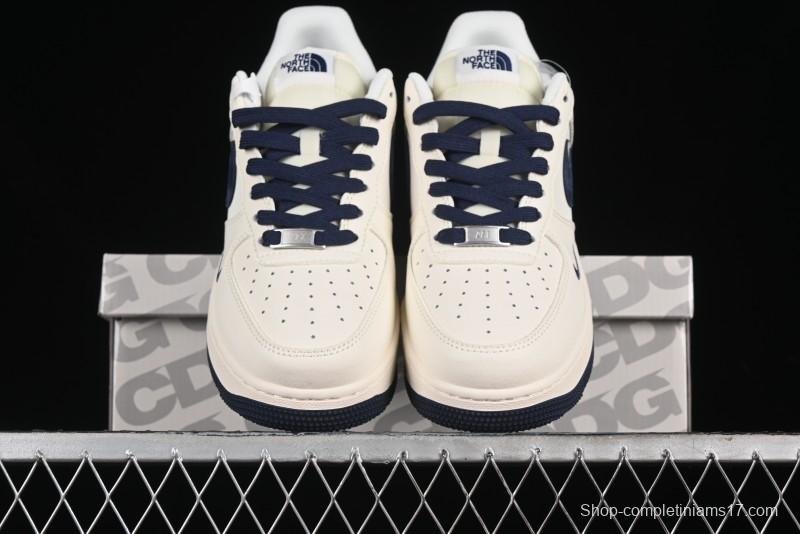 Nike Air Force 1 '07 Low The North Face Collaboration - White Blue Red Casual Sneakers - XZ6188-016