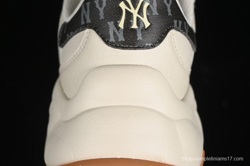 New York Yankees MLB Bigball Chunky Embo Monogram Thick Sole Sandals - 3ASHBEM4N50IVS