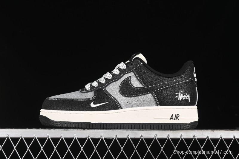 Nike Air Force 1 '07 Low Stussy Collaboration - Starry Sky Low-Top Casual Sneakers - XZ1968-518