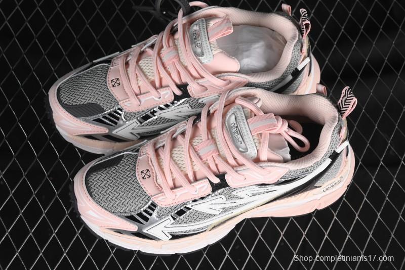 Off-White Be Right Low-Top Lifestyle Sneakers in White Pink - X.E5