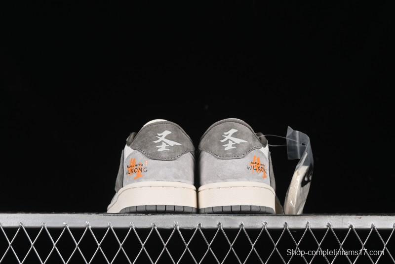 Nike Travis Scott x Fragment Design x Air Jordan 1 Low OG SP AJ1 Low-top Casual Sneakers - DM6688-610