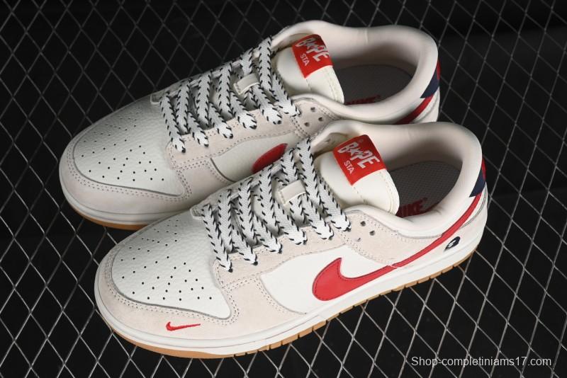 Nike SB Dunk Low BAPE Collaboration Anniversary Edition Custom Low-Top Casual Sneakers - CH6336-228