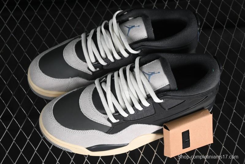 Nike Air Jordan 4 Remastered Sneakers in Black Grey - FQ7938-002