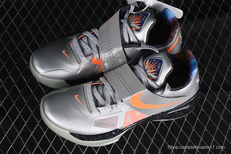 Nike KD 4 Galaxy All Star Basketball Shoes with Zoom Air Cushion and Adaptive Fit System - FD2635-001