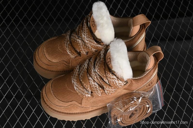 UGG Classic Ultra Mini Mel Dual-Color Lace-Up Low-Top Casual Shoes - 1144032