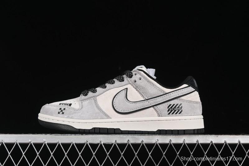 Nike SB Dunk Low OFF-WHITE Collaboration Anniversary Custom Sneakers - DQ1098-521