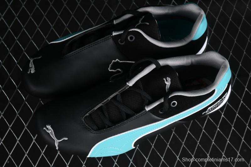 Puma Sparco Future Round Toe Lace-Up Low-Top Lifestyle Casual Shoes in Leather and Fabric - 308155-01