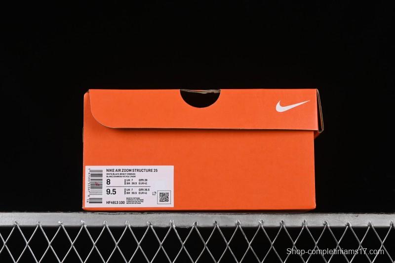 Nike Air Zoom Structure 25 Cushioned Anti-Slip Comfort Running Shoes - HF4913-100