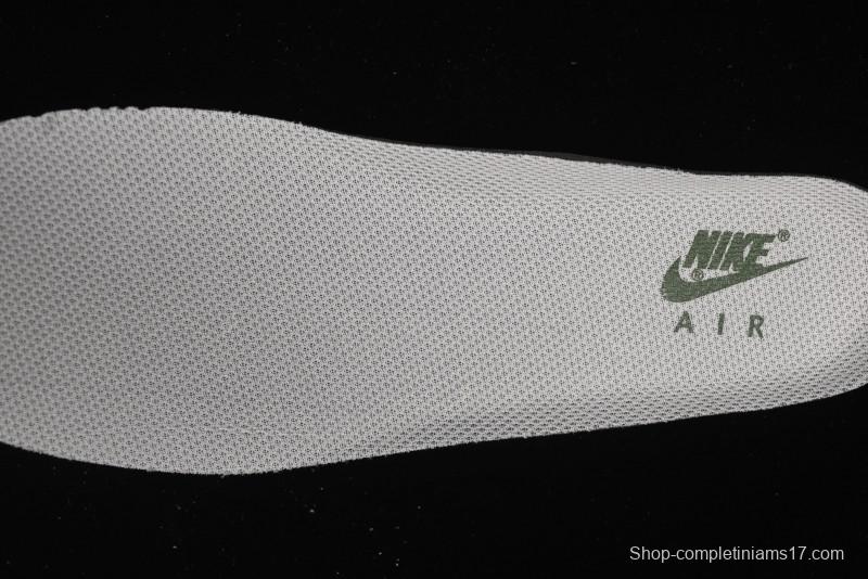 Nike Air Force 1 '07 Low Dior Collaboration - Beige Green Swoosh Low-Top Casual Sneakers - KK1988-010