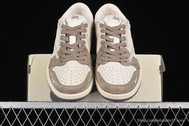 Nike Travis Scott x Fragment Design x Air Jordan 1 Low OG SP AJ1 Retro Sneakers - JH6089-001