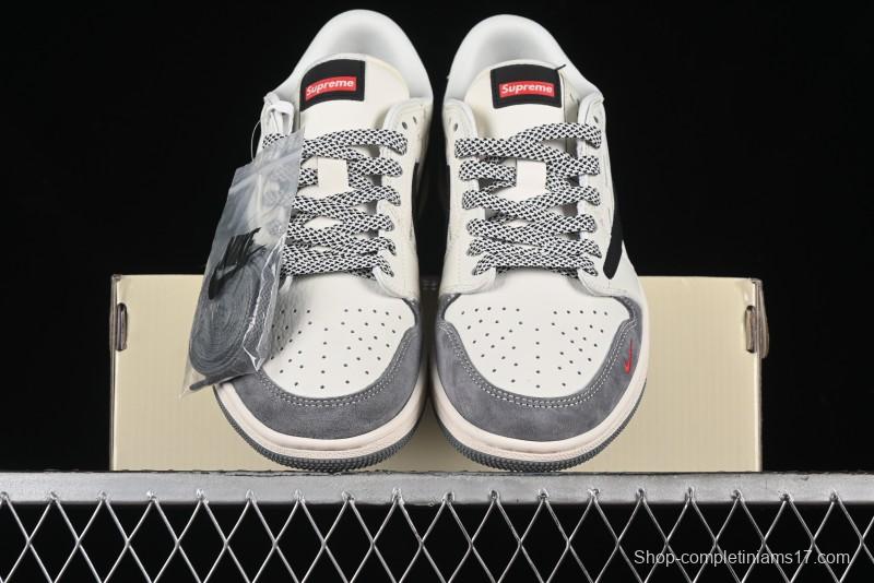 Nike Travis Scott x Fragment Design x Air Jordan 1 Low OG SP AJ1 Supreme Collaboration - XY2688-120