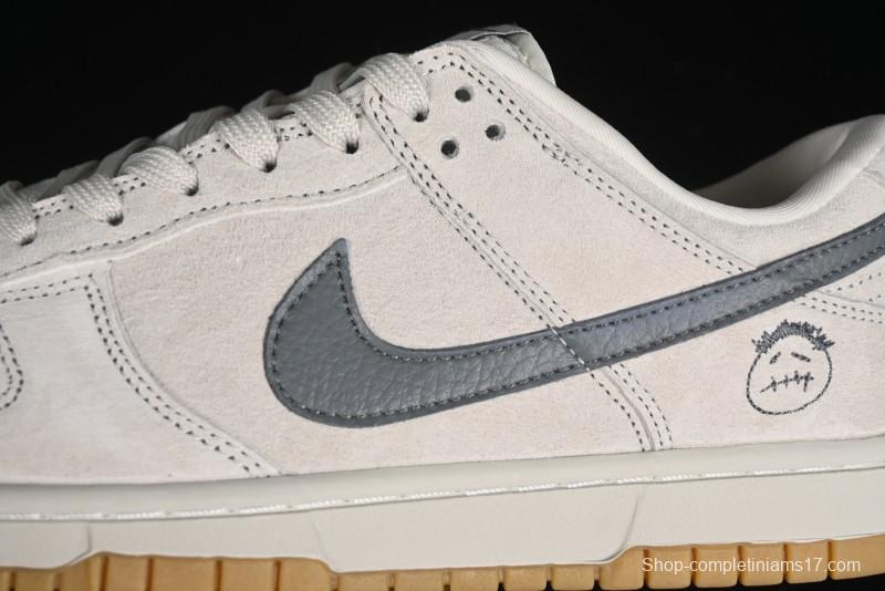 Nike SB Dunk Low TS Collaboration - Anniversary Premium Custom Low-Top Casual Skate Shoes - KK1688-086