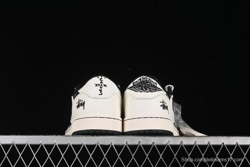 Nike Travis Scott x Fragment Design x Air Jordan 1 Low OG SP Sneakers - SJ2068-128