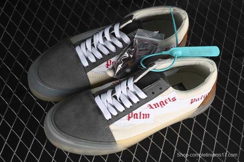 Vans Classics Knu Skool Low-Top Casual Sneakers with White Suede and Gum Sole - VN000CRPGRN