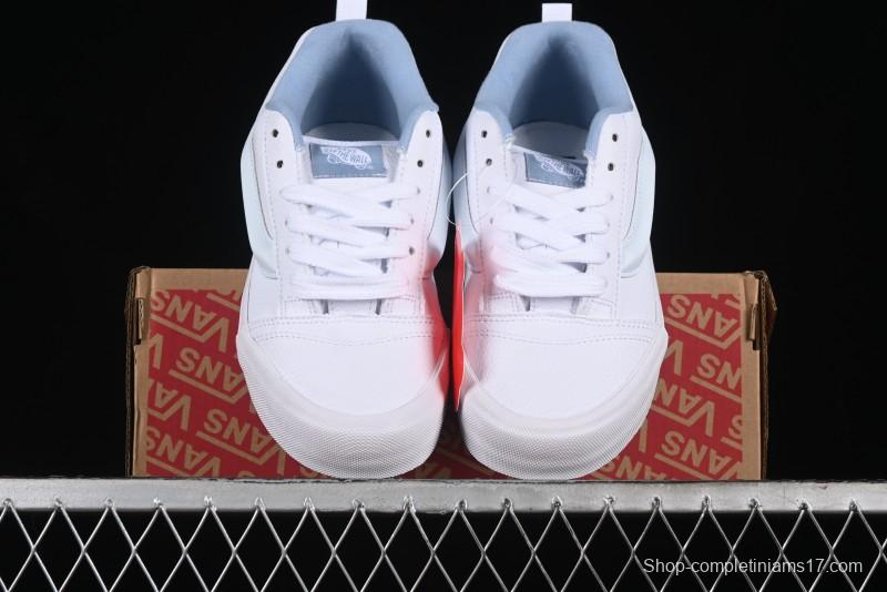 Vans Classics Knu Skool Full Grain Leather White Bread Sneakers - VN0009QCDSB