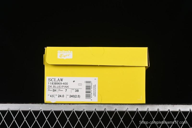 Onitsuka Tiger Sclaw Comfortable Versatile Slip-Resistant Low-Top Lifestyle Sneakers - 1183B969-400