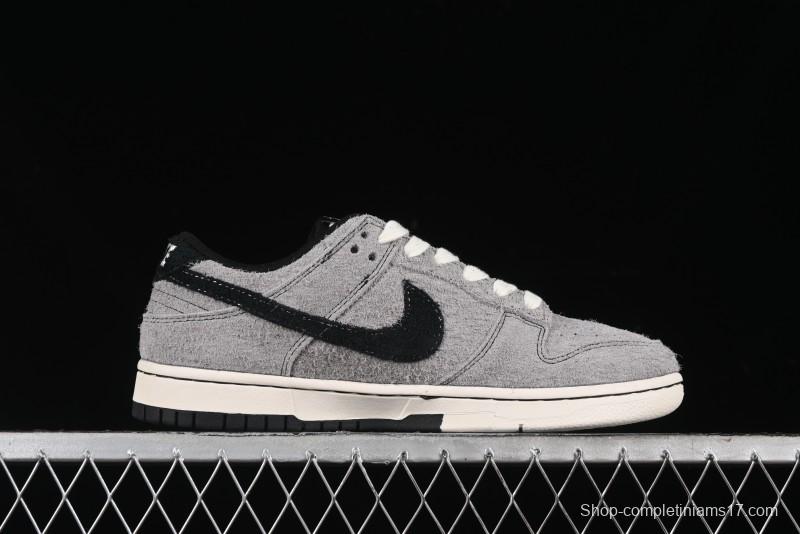 Nike SB Dunk Low Stussy Series - Battle Grey Black Hook Anniversary High-End Custom Low-Top Casual Skate Shoes - MM1089-027