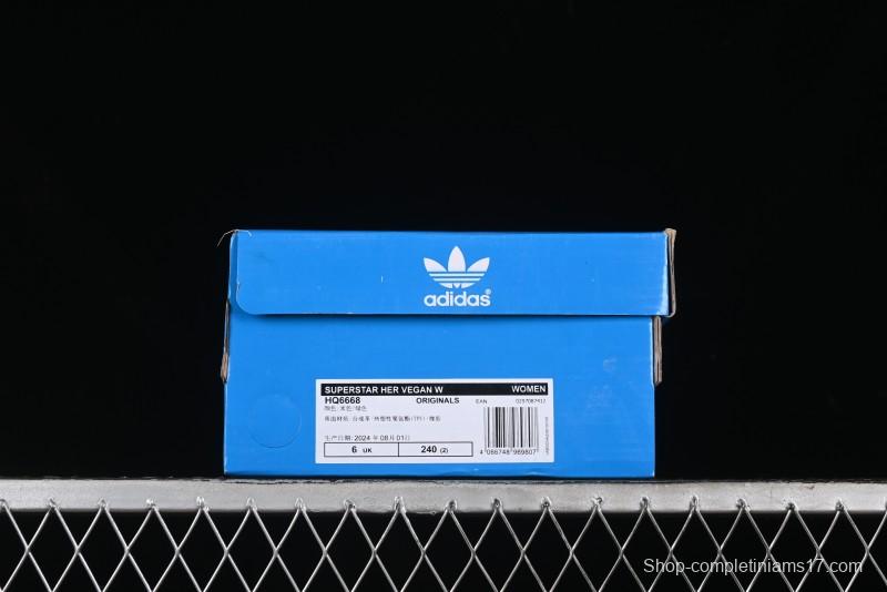 Adidas Superstar HQ6668 Casual Sneakers with Shell Toe Design