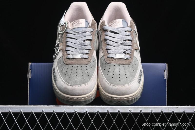 Nike Air Force 1 Low "Green Dragon Crescent Blade" Casual Sneakers - CD1212-555