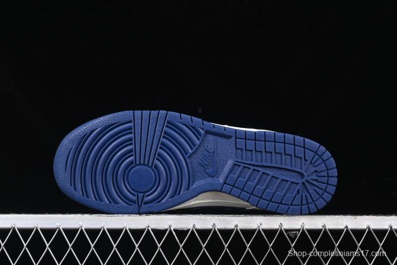 Nike SB Dunk Low MLB Collaboration - Denim Blue Swoosh Anniversary Customized Low-Top Casual Sneakers - DJ2024-044