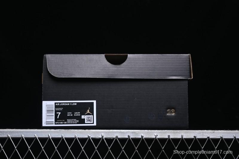 Nike Air Jordan 1 Low Panda Casual Sneakers HF3188-106