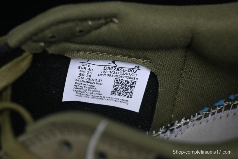 Nike Travis Scott x Air Jordan 1 Low OG AJ1 Collaboration Reverse Swoosh Sneakers - DM7866-002