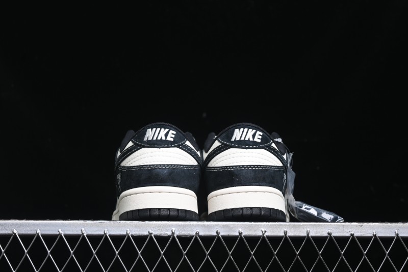 Nike SB Dunk Low Off-White Collaboration - Anniversary High-End Custom Low-Top Casual Skate Shoes - YX5066-211
