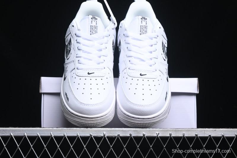 Nike Air Force 1 '07 Low "Smiley Face" Casual Sneakers - FB8971-020