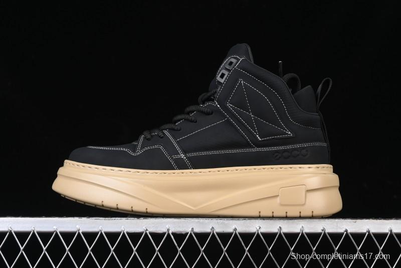 Ecco Soft 8 Anniversary Series Innovative Non-Slip Simple High-Top Wear-Resistant Casual Shoes - 81771301001