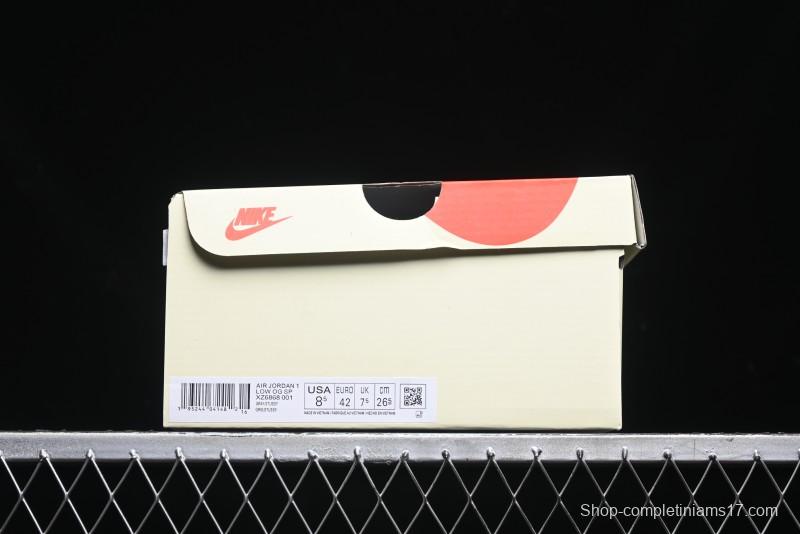 Nike Travis Scott x Fragment Design x Air Jordan 1 Low OG SP AJ1 Retro Sneakers - XZ6868-001