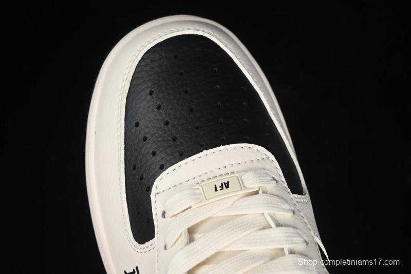 Nike Air Force 1 '07 Low Burberry Collaboration - Black White Patchwork Casual Sneakers - BB8588-227