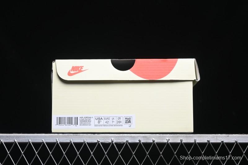 Nike Travis Scott x Fragment Design x Air Jordan 1 Low OG SP Casual Sneakers - XZ6868-002