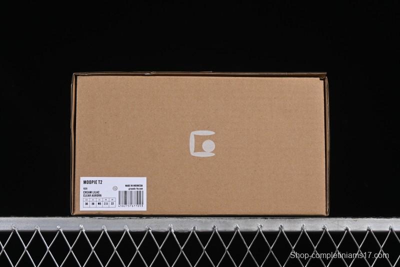 Grounds Big Bubble High Platform Sneakers in Cream Lilac - AJE5